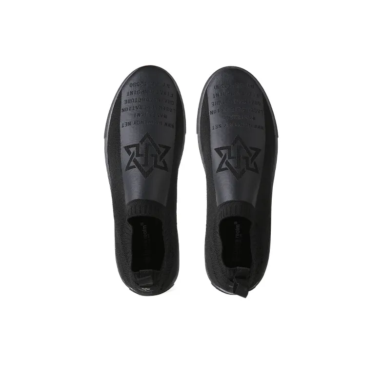 NORVINCY Skateboard Shoes Unisex Low Top Black-2