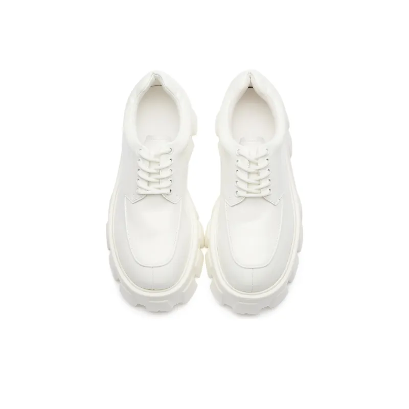 GLIMMED Platform Shoes Women's Bleached White-3