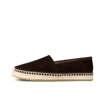 THOM WILLS Velvet Slip on Loafers Shoes Casual Shoes Men's Dark Coffee