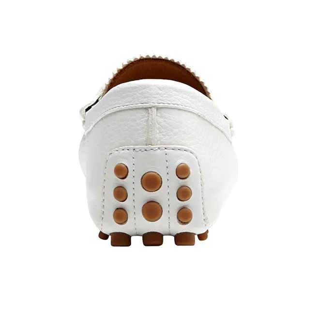 GUCCI Gommino Loafers Men White-3