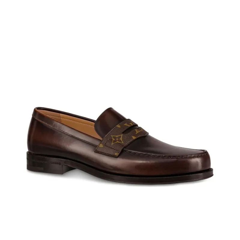 LOUIS VUITTON Sorbonne Monogram Casual Shoes Men's Mocha-1
