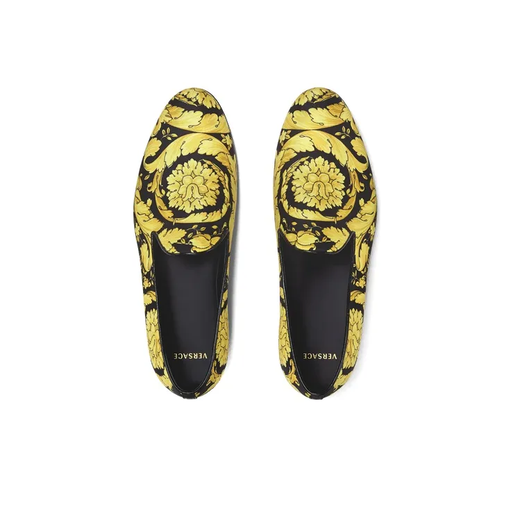 VERSACE Barocco Satin Slippers-3