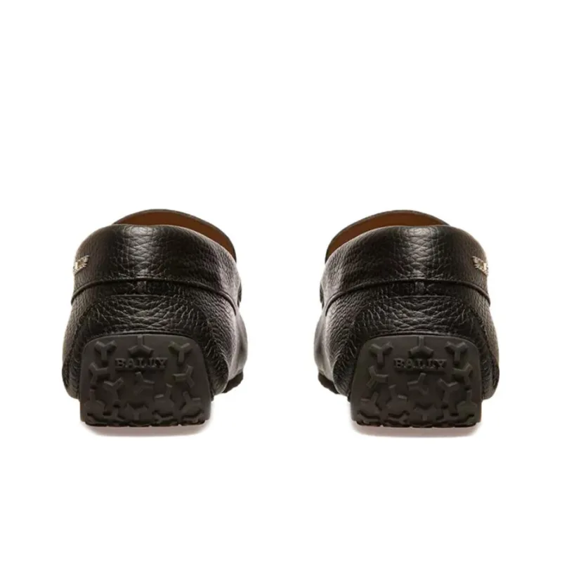BALLY Pearce Stripe-trim Detail Loafers-3