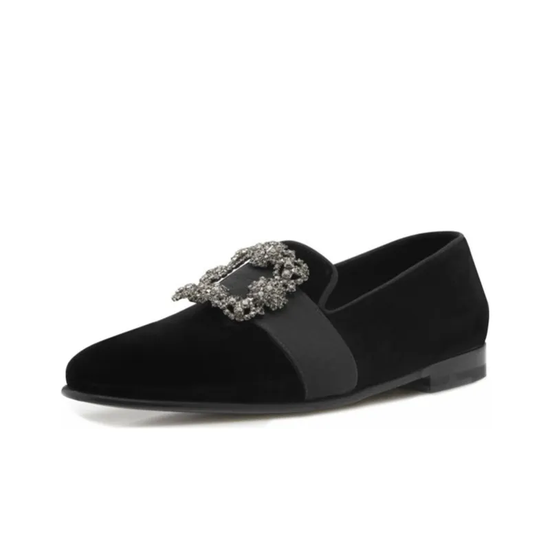 MANOLO BLAHNIK Carlton Suede Loafers-3