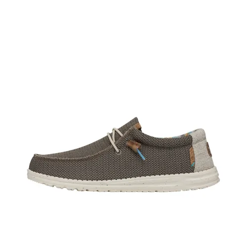 Heydude Casual Shoes Men Low-Top Fossil Brown