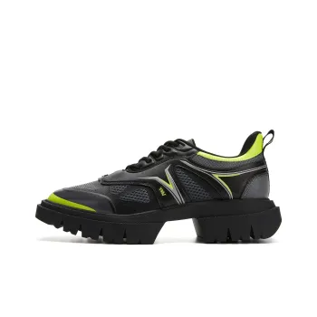Untitlab Athletic Shoes Unisex Black Green