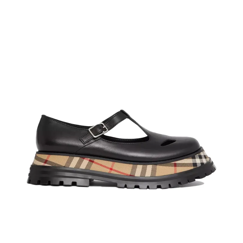 Burberry Vintage Platform Shoes Women's Black-1