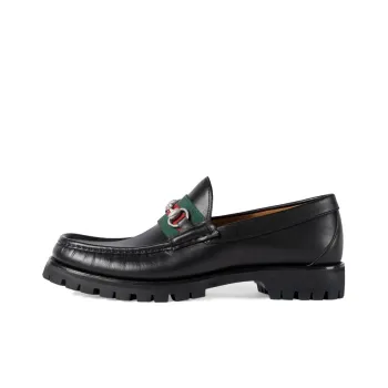 GUCCI Web Horsebit Loafers
