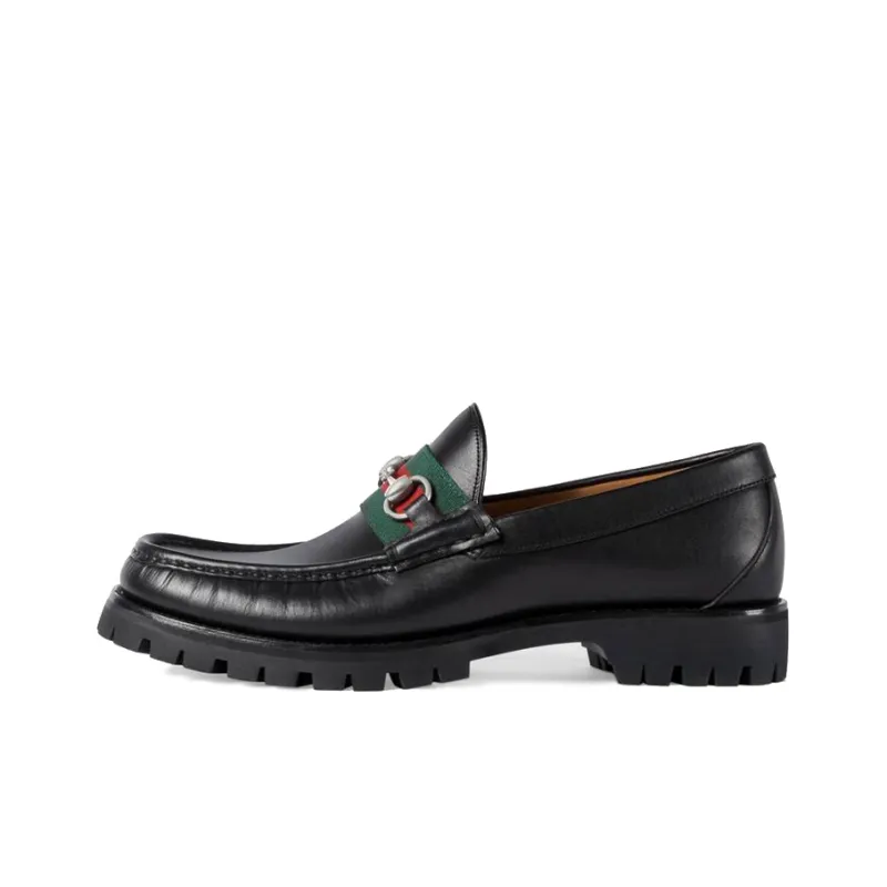 GUCCI Web Horsebit Loafers-0