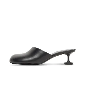 Balenciaga Lady 50mm Mule Blacker Leather Women's