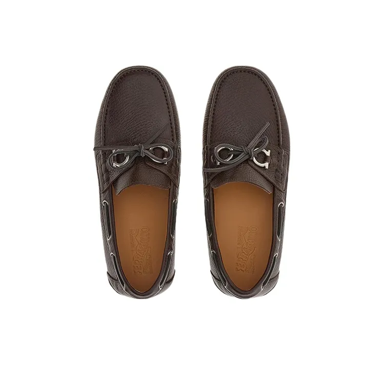 FERRAGAMO Loafers Men's Dark Brown-3