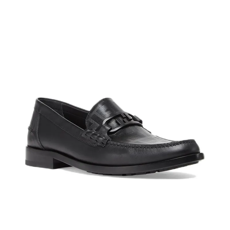 FENDI Logo Plaque Slip-On Loafers-2