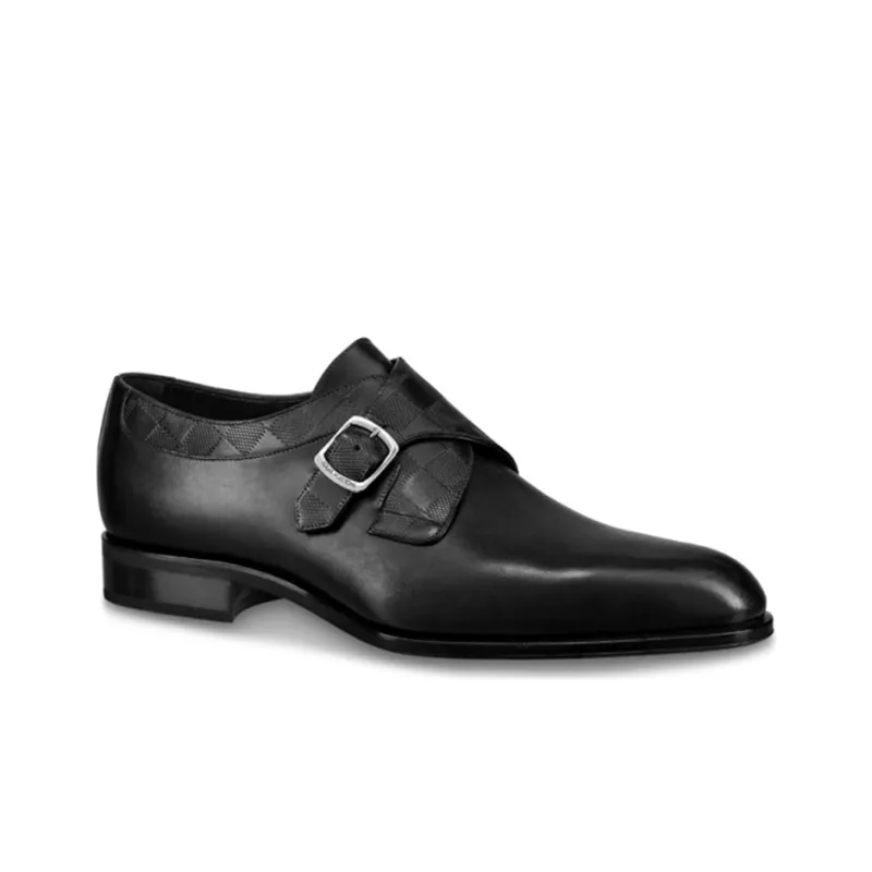 LOUIS VUITTON Haussmann Men's Casual Shoes Men Low-Top Black-1