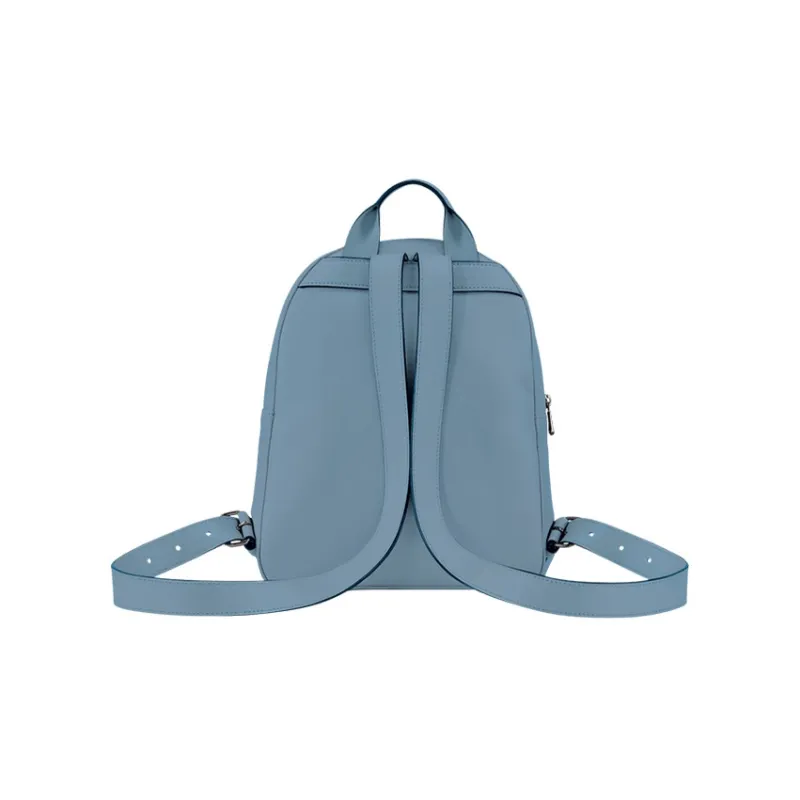LONGCHAMP 3D Cow Leather Backpack Women's Blue-2
