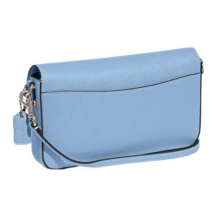 COACH Wyn Split Cow Leather Shoulder Bag, Crossbody Bag Small Size Women's Light Blue-1
