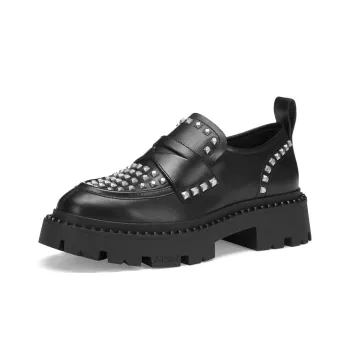 ASH Loafers Women's Black Silver Stud