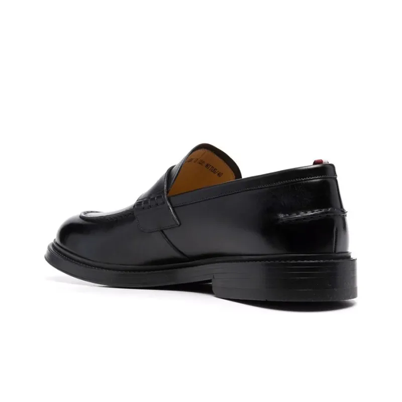 BALLY Nitus Slip-on Leather Loafers-4