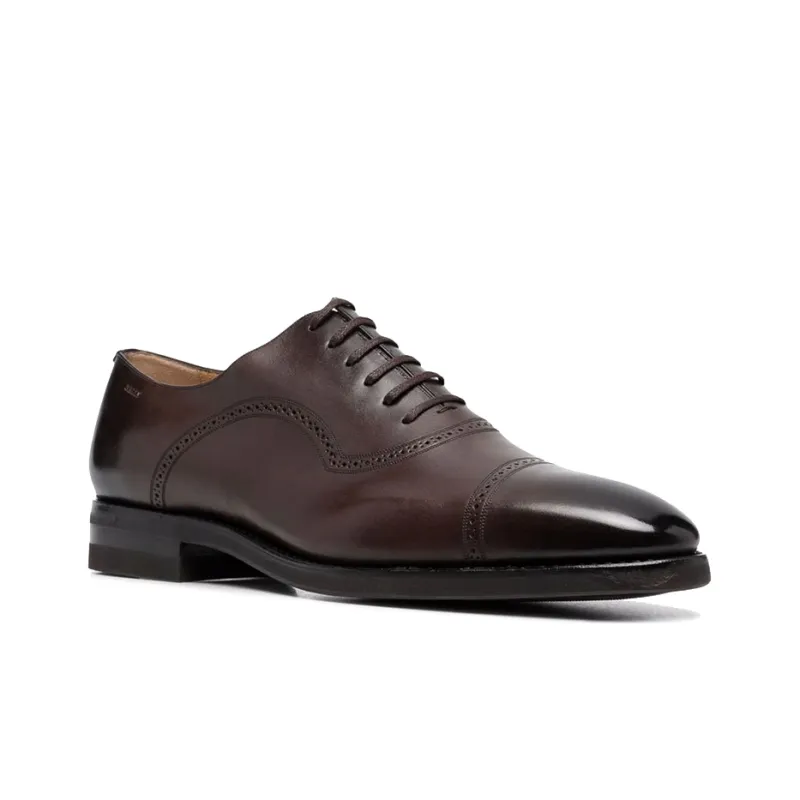 BALLY Scotch Lace up Leather Oxford Shoes-2