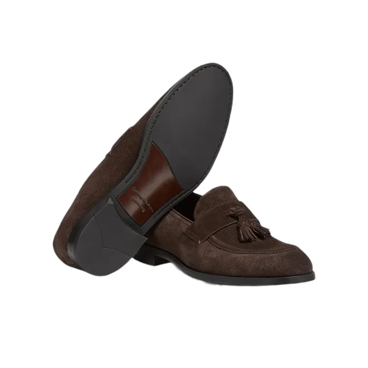 Zegna Siena Fle Casual Shoes Men's Dark Brown-4