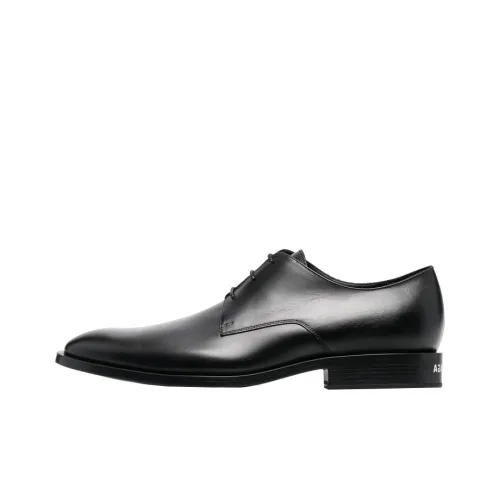 Balenciaga Wallstreet Almond-Toe Derby Shoe Black