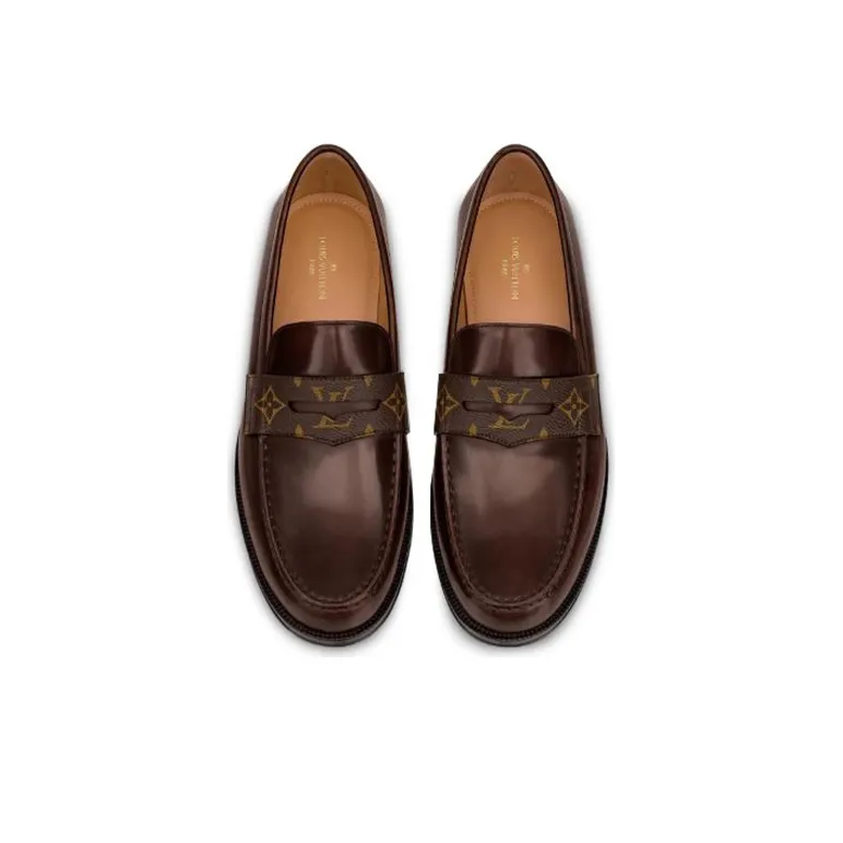 LOUIS VUITTON Sorbonne Monogram Casual Shoes Men's Mocha-2