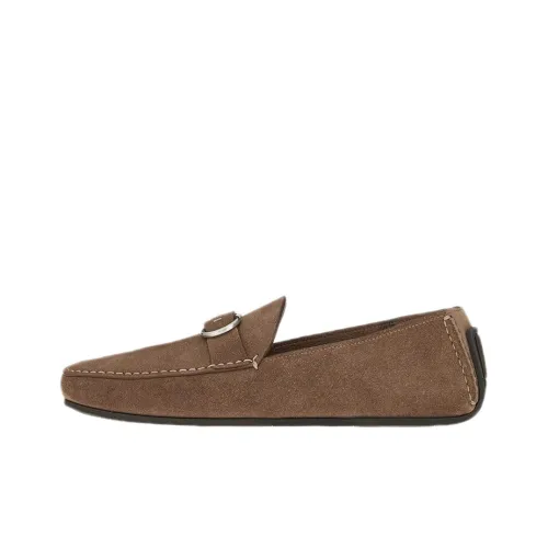 FERRAGAMO Casual Shoes Men's Light Gray
