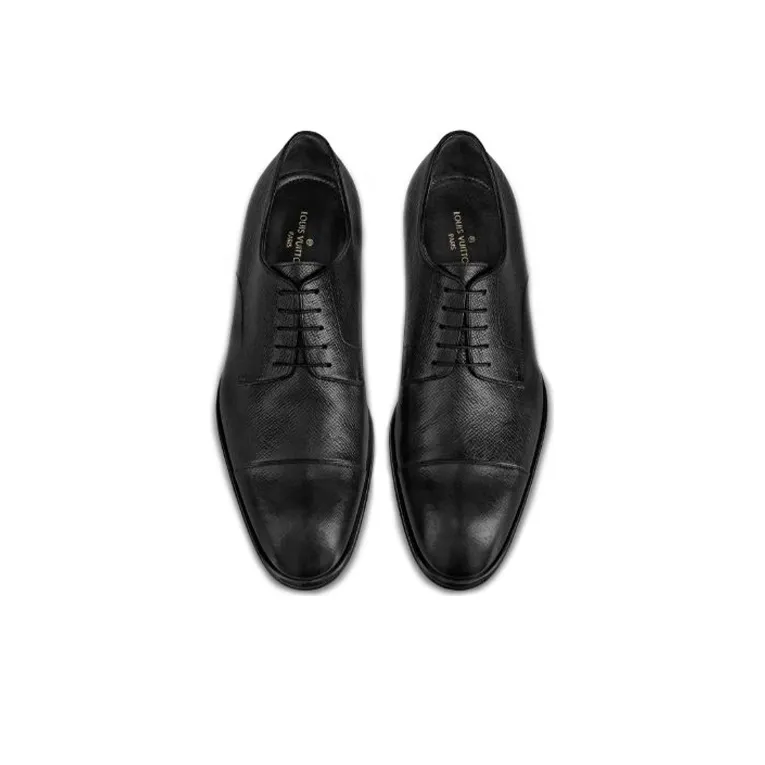 LOUIS VUITTON Minister Taïga Casual Shoes Men's Black-4