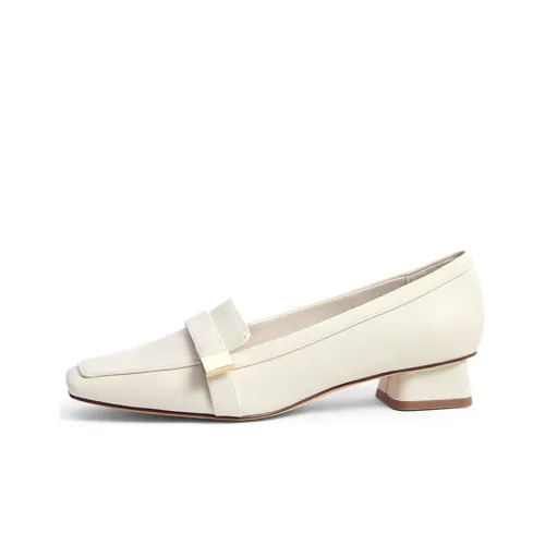 CHARLES&KEITH Loafers Women's Low-Top Pink/White