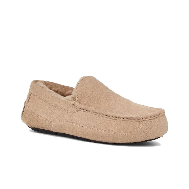 UGG Ascot Beanie Shoes Men's Sand Tea Brown-2