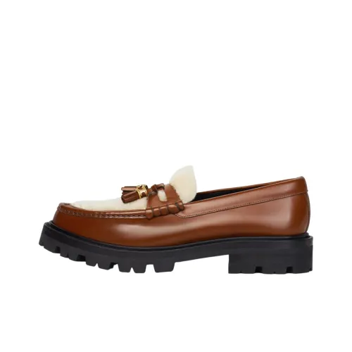 CELINE Loafers Women's Low-Top Tawny