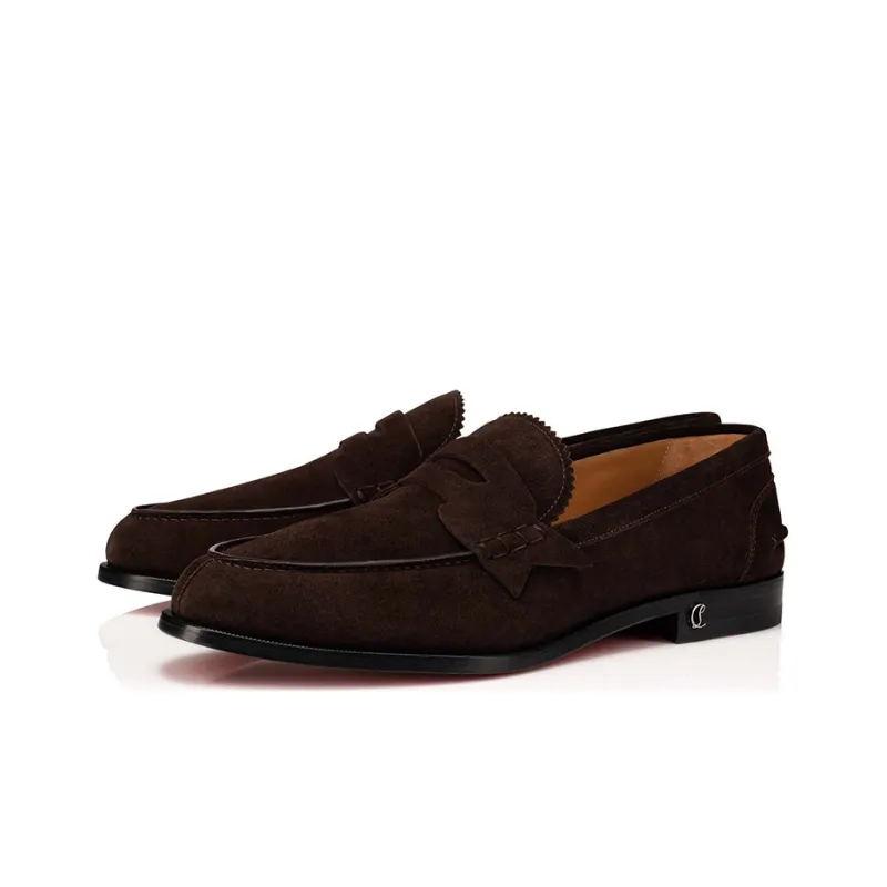 Christian Louboutin Men's Casual Shoes Men Low Top Black Brown-1