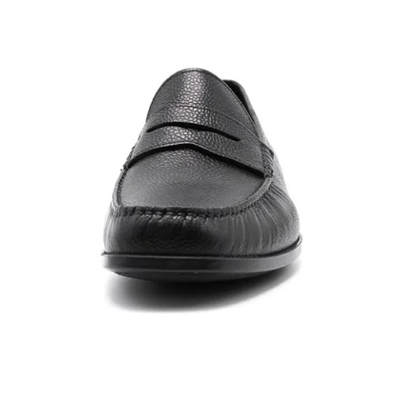 Ecco Mork Loafers Men Low Top Black-3