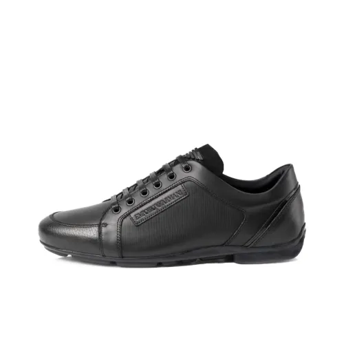 EMPORIO ARMANI Men's Casual Shoes Men Low-Top Black