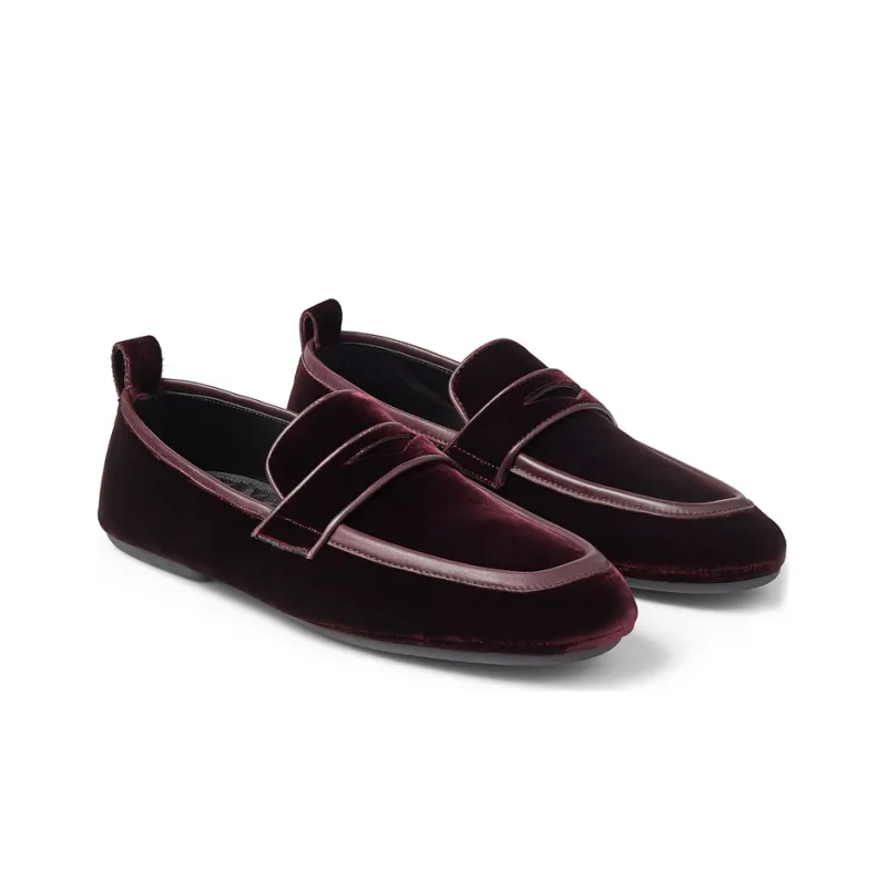 Jimmy Choo Buxton Casual Shoes Men's Burgundy-1