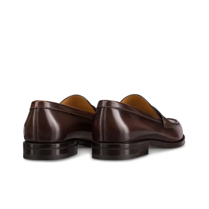 LOUIS VUITTON Sorbonne Monogram Casual Shoes Men's Mocha-3