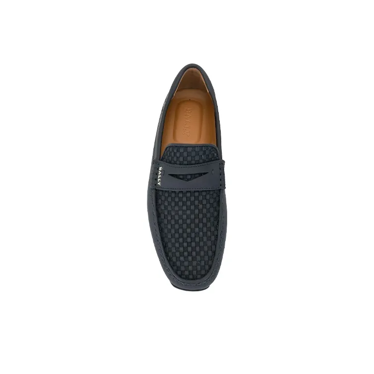 BALLY Woven Mesh Driving Shoes-3