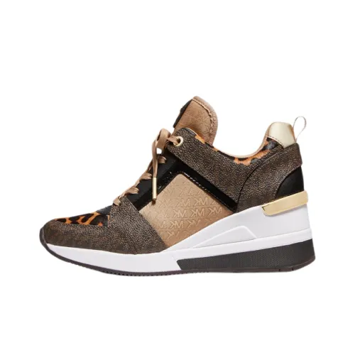 MICHAEL KORS KORS Georgie Low-Top Platform Shoes Women's Brown