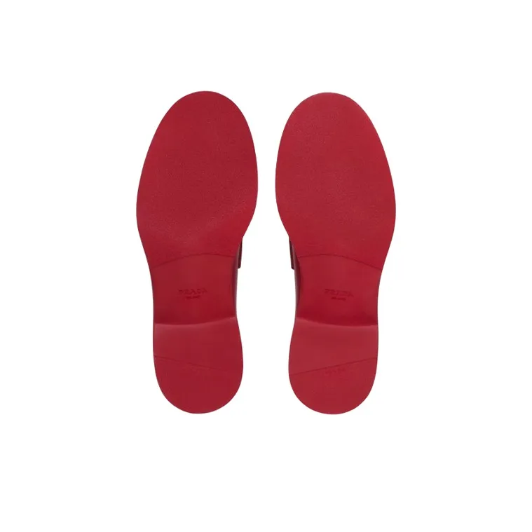 PRADA Monolith Men's Casual Shoes Men's Red-4
