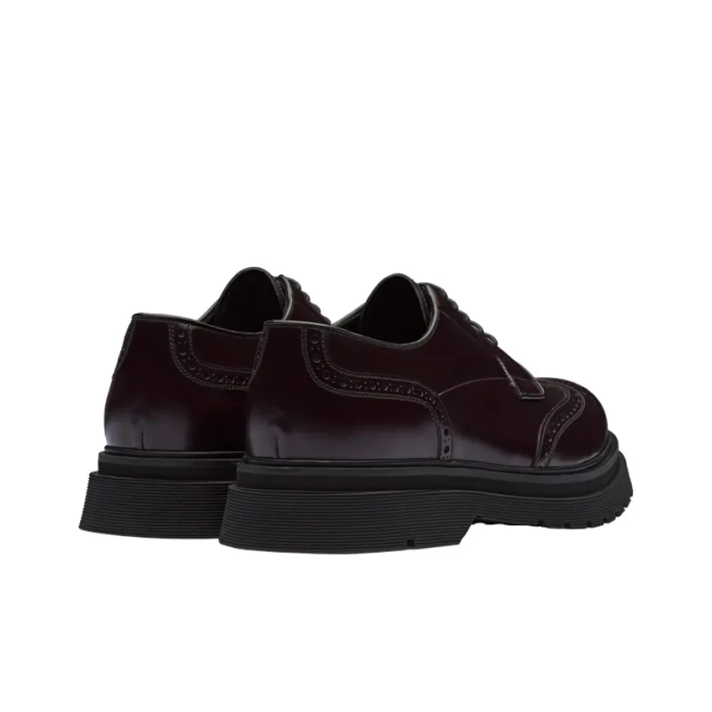 PRADA Casual Shoes Men's Black Brown-2