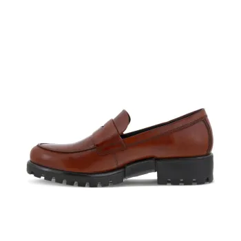 Ecco Block Heel Medium Heel Shoes Women's Dark Brown