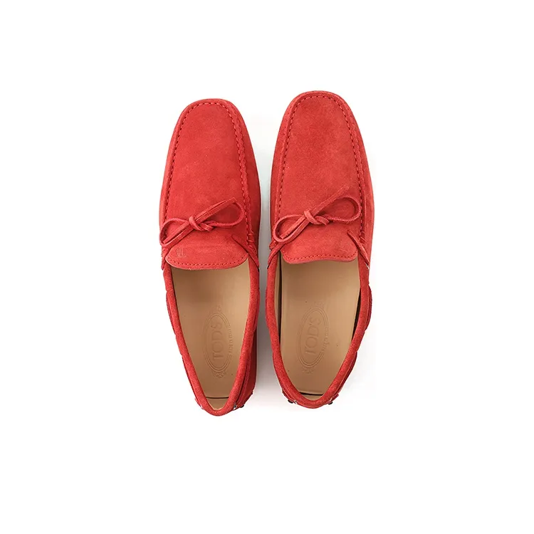 TOD'S Gommino Loafers Men Low Top Red-4