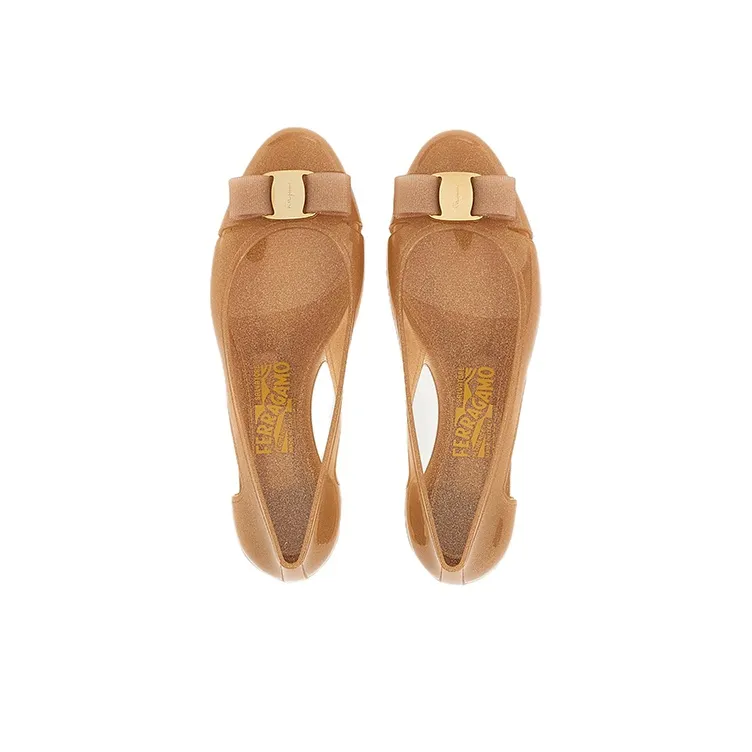 FERRAGAMO Vara Bow-detail Ballerina Shoes-3