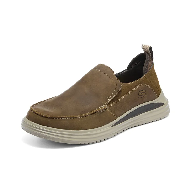 Skechers Proven Men's Casual Shoes Men's Dark Brown-2