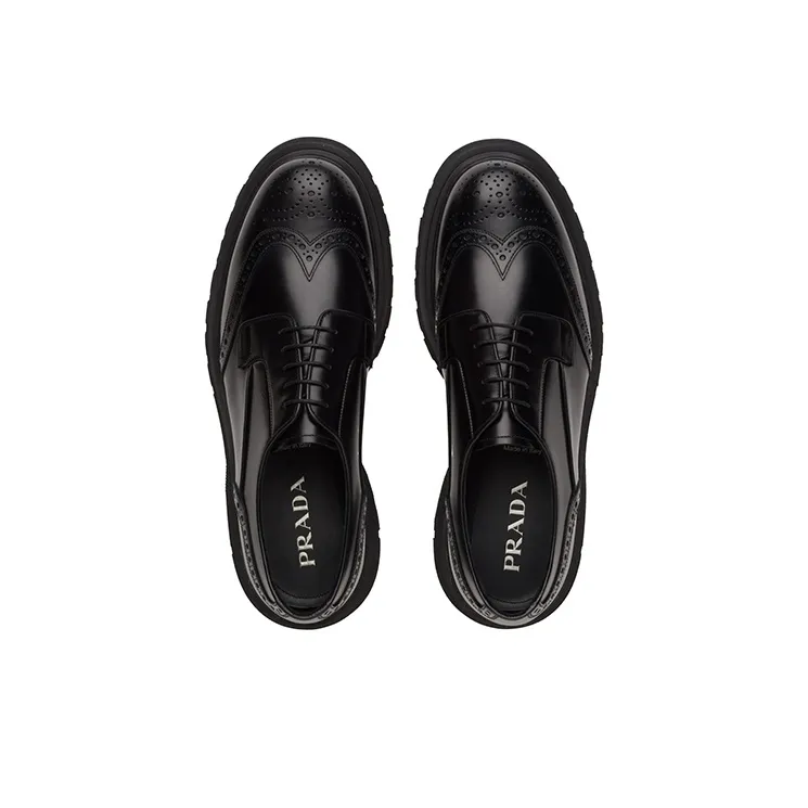 PRADA Lug-sole Brogues-3