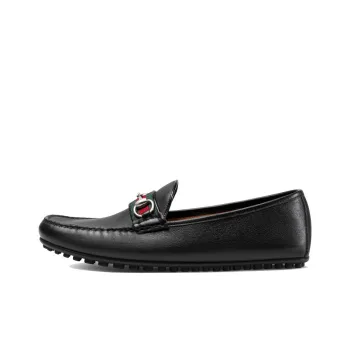 GUCCI Horsebit Leather Loafers