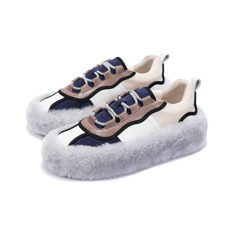 HALF AWAKE Platform Shoes Women's Gray-3