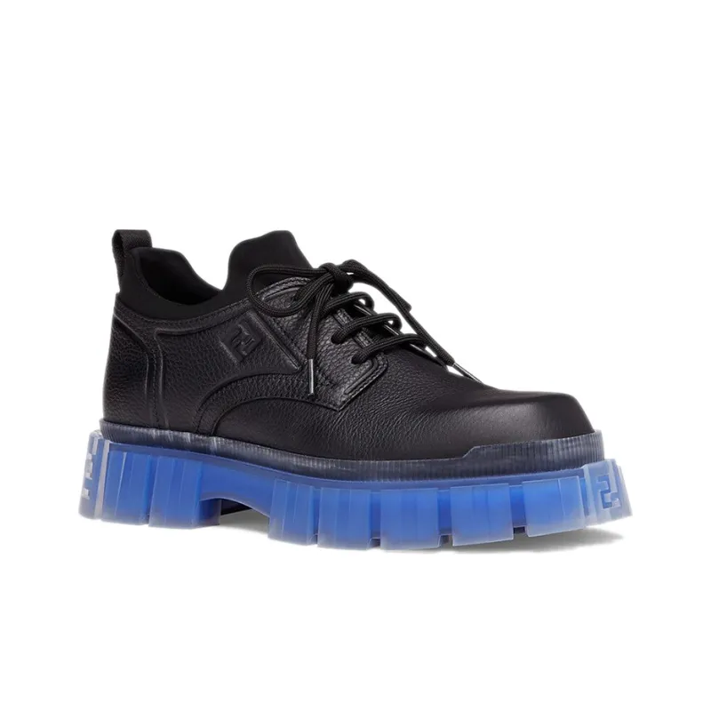 FENDI Force Lace-Up 'Black Blue'-2