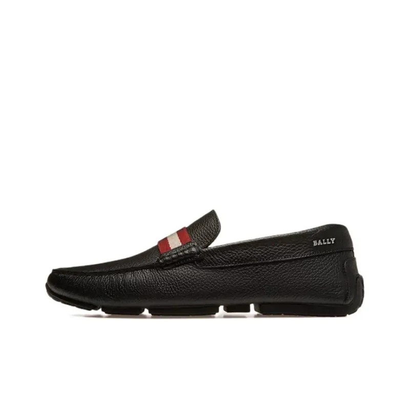 BALLY Pearce Stripe-trim Detail Loafers-0