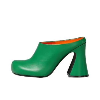 MARNI Fussbett Wrap-toe Slippers Women's Green