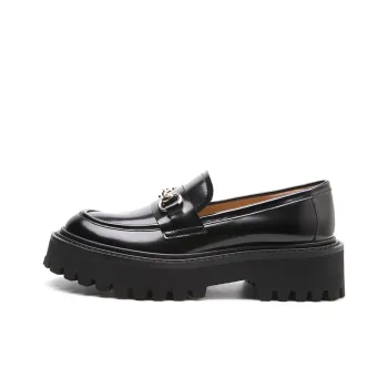 Satchi Casual Leather Shoes Women's Black